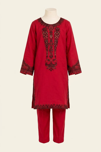 Girls - Cotton Suit 2 Piece