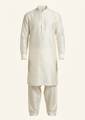 The Classic Cream Kameez Shalwar